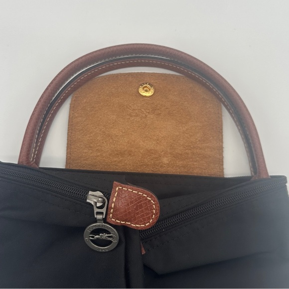 LONGCHAMP LE PLIAGE ORIGINAL M HANDBAG Black - Recycled Canvas L16230890… - Picture 9 of 13